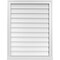 Ekena Millwork Vertical Surface Mount PVC Gable Vent w/ 2"W x 2"H , Brickmould Sill Frame, 26"W x 34"H GVPVE26X3403SN - alternate 1